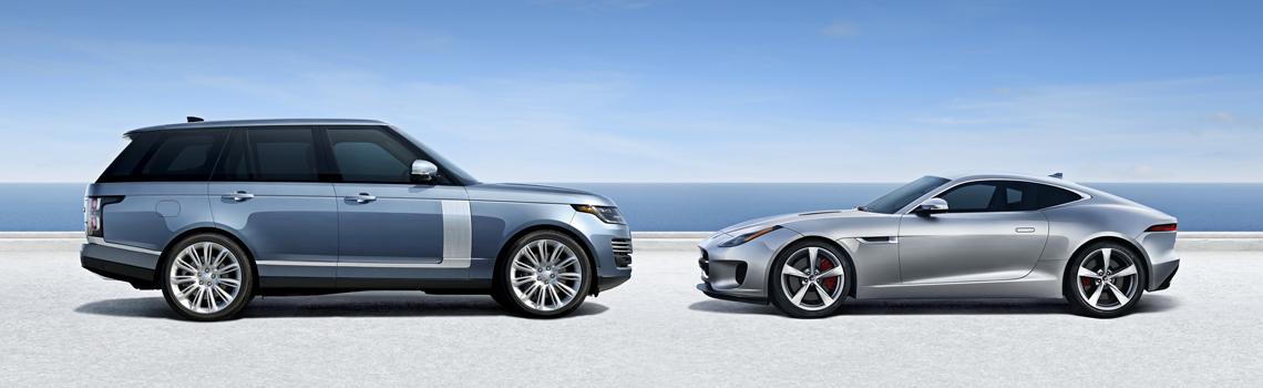 Range Rover and Jaguar F-TYPE